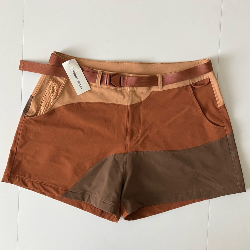 Brand New with tags Outdoor Voices Rectrek 3” Short in size Large, Color Zion